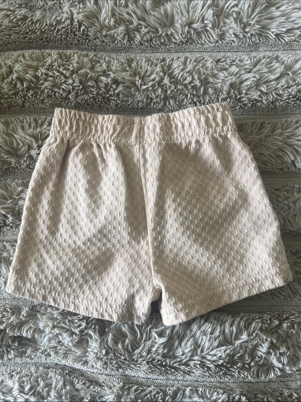 Rachel Zoe Beige Textured Button Romper - Picture 5 of 5